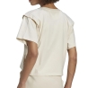 T-shirt Beige Fille Adidas CLEAN