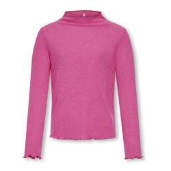 T-Shirt Manches Longues Rose Fille Kids ONLY Kognella
