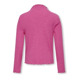T-Shirt Manches Longues Rose Fille Kids ONLY Kognella