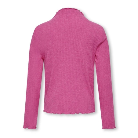 T-Shirt Manches Longues Rose Fille Kids ONLY Kognella