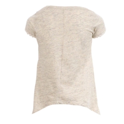 T-shirt Écru Fille Teddy Smith Tolevie