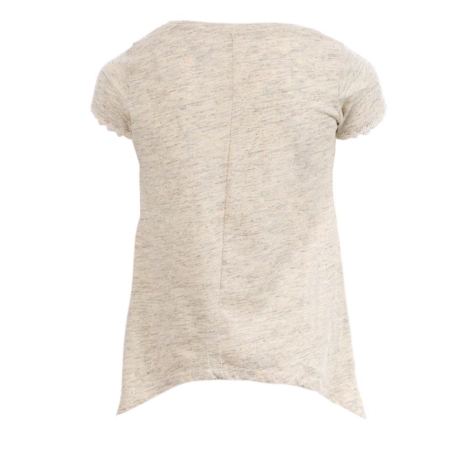 T-shirt Écru Fille Teddy Smith Tolevie