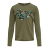 T-shirt Kaki Fille Kids Only Lucy