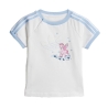 T-Shirt Blanc/Bleu Fille Puma JN4672