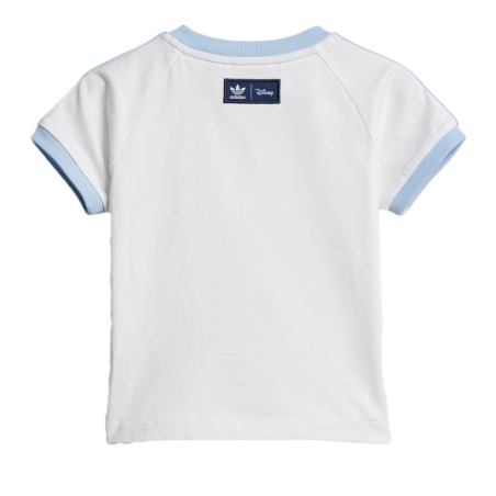 T-Shirt Blanc/Bleu Fille Puma JN4672