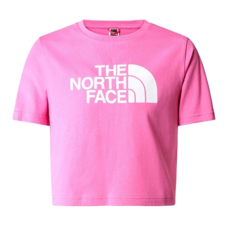 T-shirt Rose Fille The Nort Face Crop Easy