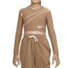 T-Shirt Marron Fille Nike Crop