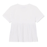 T-Shirt Blanc Fille Lacoste TJ8445