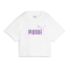 Crop top Blanc/Mauve Fille Puma 845346