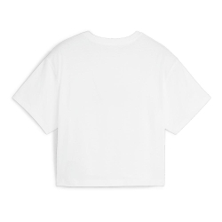 Crop top Blanc/Mauve Fille Puma 845346