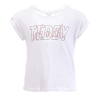 T-shirt Blanc Fille Teddy Smith Tobalu