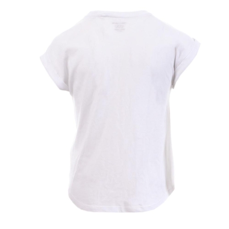 T-shirt Blanc Fille Teddy Smith Tobalu