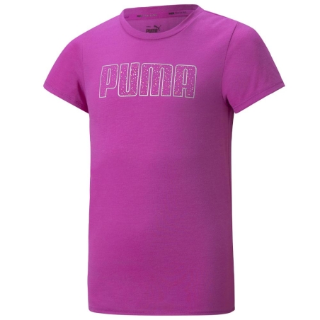 T-Shirt Rose Fille Puma Runtrain
