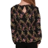 T-Shirt Manches Longues Noir à Motifs Fille Vero Moda Lova