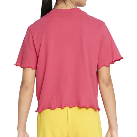 T-shirt Rose Fille Nike Energy Boxy Frilly