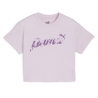 T-Shirt Violet Fille Puma Blossom