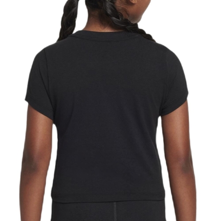 T-shirt Noir Fille Nike Slim Mod Crop