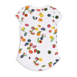 T-shirt Blanc/Vert Fille Nike Sole