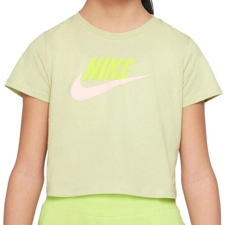 T-shirt Vert Fille Nike Futura