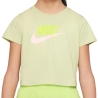 T-shirt Vert Fille Nike Futura
