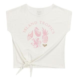 T-shirt Ecru Fille Roxy Pura Playa