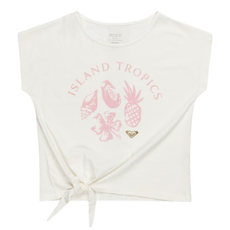 T-shirt Ecru Fille Roxy Pura Playa