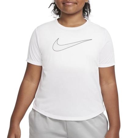 T-shirt Blanc Fille Nike DD7639