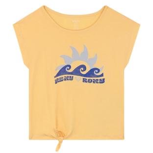 T-Shirt Jaune Fille Roxy Pura Playa