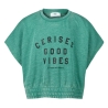 T-Shirt Vert Fille Le Temps Des Cerises Naellegi