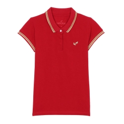 Polo Rouge Fille Kaporal Fanye