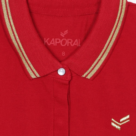 Polo Rouge Fille Kaporal Fanye