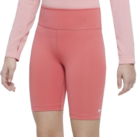 Legging Short Rose Fille Nike One Bike