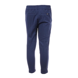 Pantalon Bleu à rayures Fille Teddy Smith Jog