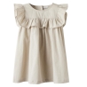 Robe Beige Fille Name it Alinnen