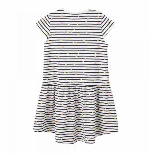 Robe Blanche à Rayures Fille Name it Frida