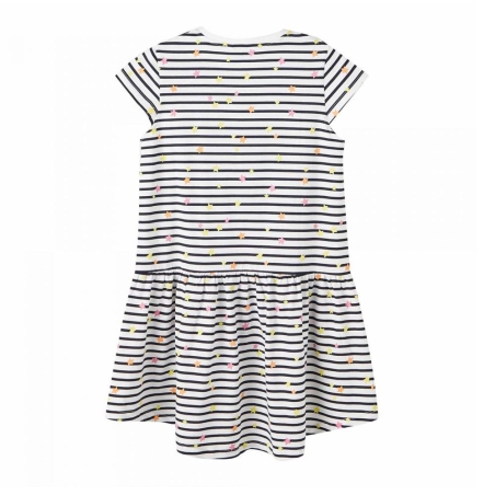Robe Blanche à Rayures Fille Name it Frida