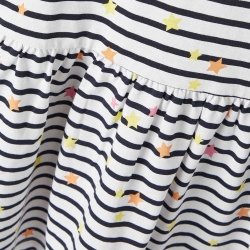 Robe Blanche à Rayures Fille Name it Frida