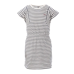 Robe à Rayures Marine/Blanc Fille EOM Pinil