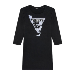 Robe Noir Fille Guess Sleeves