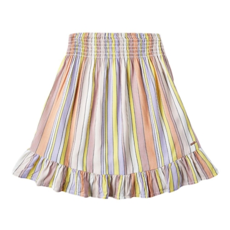 Jupe à Rayures Rose/Jaune Fille O'Neill Lilia Smocked