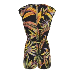 Combi-short Noir/Orange Fille O'Neill Talia Playsuit