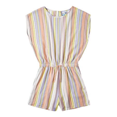 Combishort Rose/Jaune Fille O'Neill Talia Playsuit