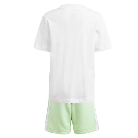 Ensemble Blanc/Vert Fille Adidas IR6935