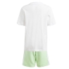 Ensemble Blanc/Vert Fille Adidas IR6935