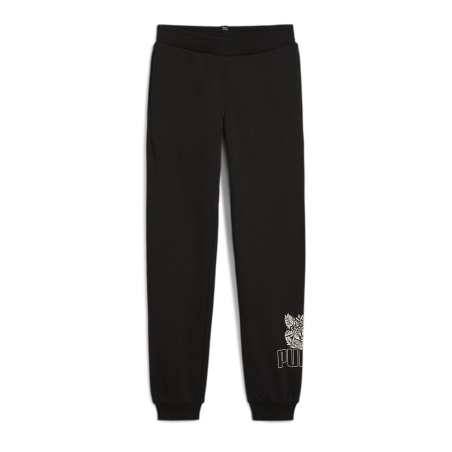 Jogging Noir Fille Puma Ess Tropicat