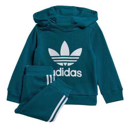 Survêtement Bleu Canard Mixte Adidas Crew Set