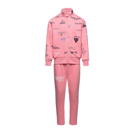 Survêtement Rose Fille Adidas Bluv