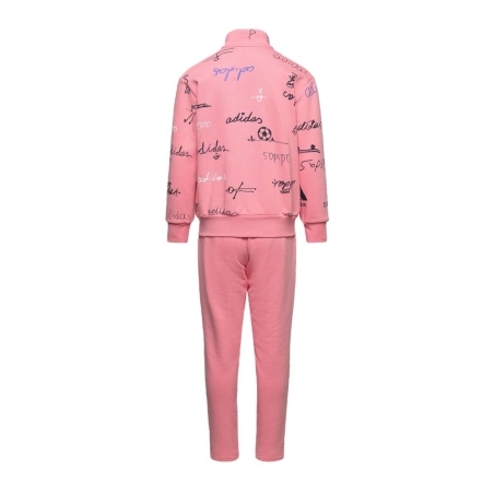 Survêtement Rose Fille Adidas Bluv
