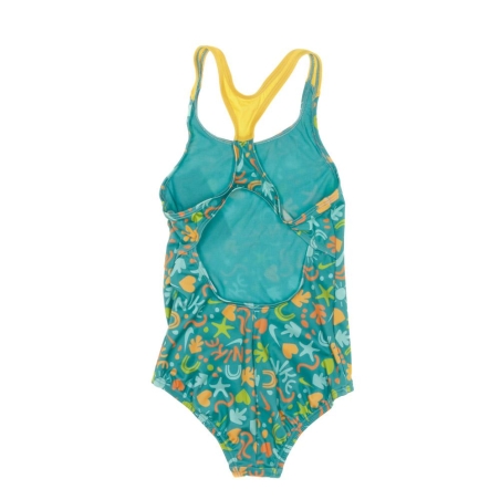 Maillot de bain Vert/Orange Fille Nike Racerback