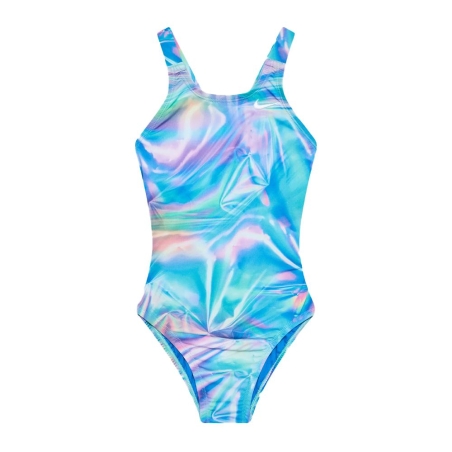Maillot de bain 1 pièce Rose/Bleu Fille Nike Fastback
